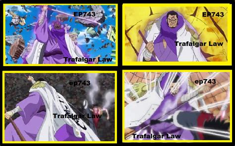 Men's Pride! Luffy vs. Fujitora, Head.